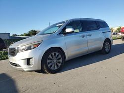 Vehiculos salvage en venta de Copart Orlando, FL: 2015 KIA Sedona EX