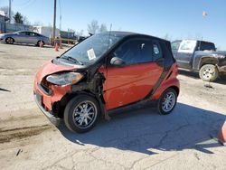 Smart salvage cars for sale: 2008 Smart Fortwo Passion