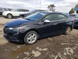 Chevrolet Cruze LT salvage cars for sale: 2016 Chevrolet Cruze LT