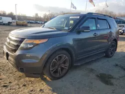 Salvage cars for sale from Copart East Granby, CT: 2015 Ford Explorer Sport