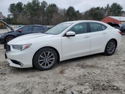 Salvage cars for sale at Mendon, MA auction: 2018 Acura TLX