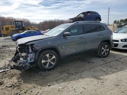 Salvage cars for sale at Windsor, NJ auction: 2020 Jeep Cherokee Limited