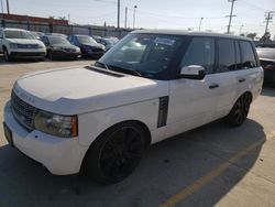 Land Rover salvage cars for sale: 2010 Land Rover Range Rover HSE Luxury