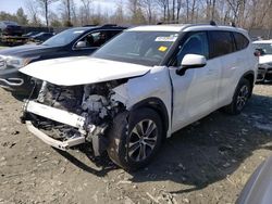 Salvage cars for sale from Copart Waldorf, MD: 2021 Toyota Highlander XLE