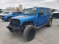 Jeep salvage cars for sale: 2016 Jeep Wrangler Unlimited Sport