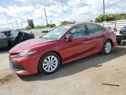 Salvage cars for sale from Copart Miami, FL: 2018 Toyota Camry L