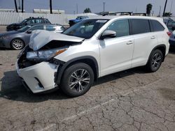 Toyota Highlander salvage cars for sale: 2018 Toyota Highlander LE