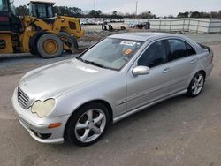 Salvage cars for sale at Dunn, NC auction: 2005 Mercedes-Benz C 230K Sport Sedan