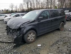 Salvage cars for sale from Copart Waldorf, MD: 2012 Dodge Grand Caravan SE