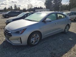 Salvage cars for sale from Copart Graham, WA: 2020 Hyundai Elantra SEL