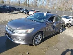 Salvage cars for sale at Waldorf, MD auction: 2015 Honda Accord EXL