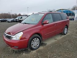 Salvage cars for sale from Copart East Granby, CT: 2012 KIA Sedona LX