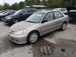 Vehiculos salvage en venta de Copart Savannah, GA: 2005 Honda Civic LX