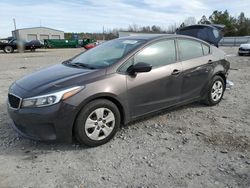 KIA Forte LX salvage cars for sale: 2017 KIA Forte LX