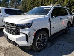 Salvage cars for sale at Arlington, WA auction: 2022 Chevrolet Tahoe K1500 RST