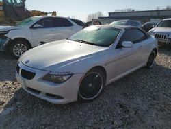 Salvage cars for sale at Wayland, MI auction: 2008 BMW 650 I