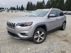 Vehiculos salvage en venta de Copart Graham, WA: 2021 Jeep Cherokee Limited