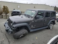 Salvage cars for sale from Copart Exeter, RI: 2020 Jeep Wrangler Unlimited Sport
