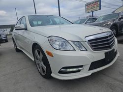 Mercedes-Benz E 350 4matic salvage cars for sale: 2012 Mercedes-Benz E 350 4matic