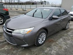 Salvage cars for sale at Spartanburg, SC auction: 2017 Toyota Camry LE