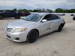 Salvage cars for sale from Copart San Antonio, TX: 2011 Toyota Camry Base