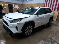 Salvage cars for sale at Kincheloe, MI auction: 2021 Toyota Rav4 XLE Premium