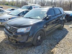 Ford Explorer salvage cars for sale: 2017 Ford Explorer Police Interceptor