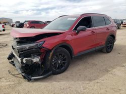 Salvage cars for sale at Amarillo, TX auction: 2024 Honda CR-V SPORT-L