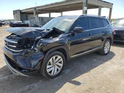 Volkswagen Atlas SEL salvage cars for sale: 2021 Volkswagen Atlas SEL