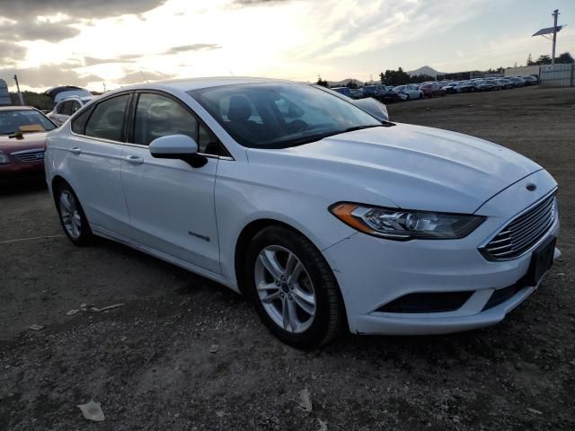 2018 Ford Fusion SE Hybrid