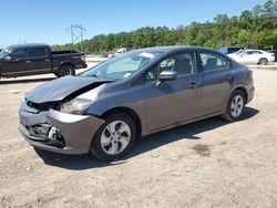 Salvage cars for sale from Copart Greenwell Springs, LA: 2015 Honda Civic LX