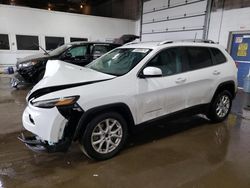 Salvage cars for sale from Copart Blaine, MN: 2018 Jeep Cherokee Latitude Plus