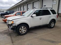 Vehiculos salvage en venta de Copart Louisville, KY: 2012 Ford Escape Limited