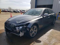 Salvage cars for sale at Elgin, IL auction: 2022 Infiniti Q50 Sensory