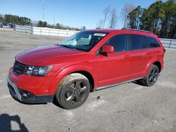 Salvage cars for sale from Copart Dunn, NC: 2018 Dodge Journey Crossroad