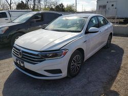 Salvage cars for sale from Copart Cahokia Heights, IL: 2019 Volkswagen Jetta SEL