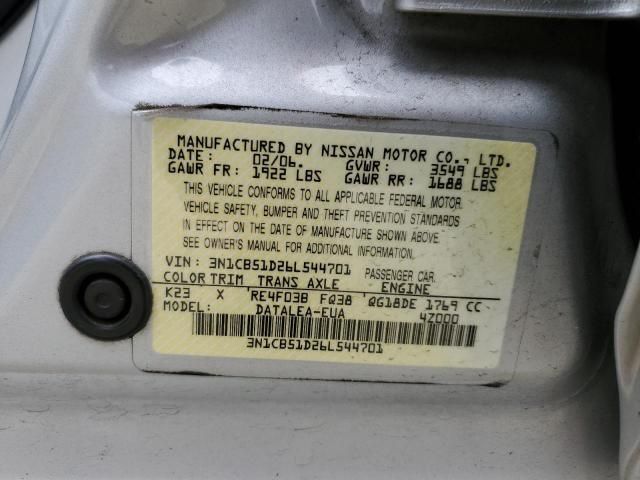 2006 Nissan Sentra 1.8