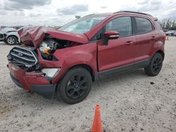 Salvage cars for sale at Houston, TX auction: 2019 Ford Ecosport SE