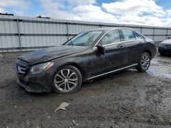 Salvage cars for sale at Fredericksburg, VA auction: 2016 Mercedes-Benz C 300 4matic