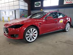 Salvage cars for sale from Copart East Granby, CT: 2015 Tesla Model S