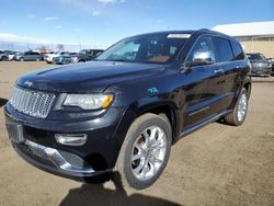 Salvage cars for sale at Brighton, CO auction: 2016 Jeep Grand Cherokee Summit