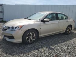 Honda salvage cars for sale: 2016 Honda Accord LX