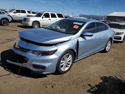 Chevrolet Malibu salvage cars for sale: 2018 Chevrolet Malibu LT