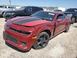 Salvage cars for sale from Copart Houston, TX: 2015 Chevrolet Camaro 2SS