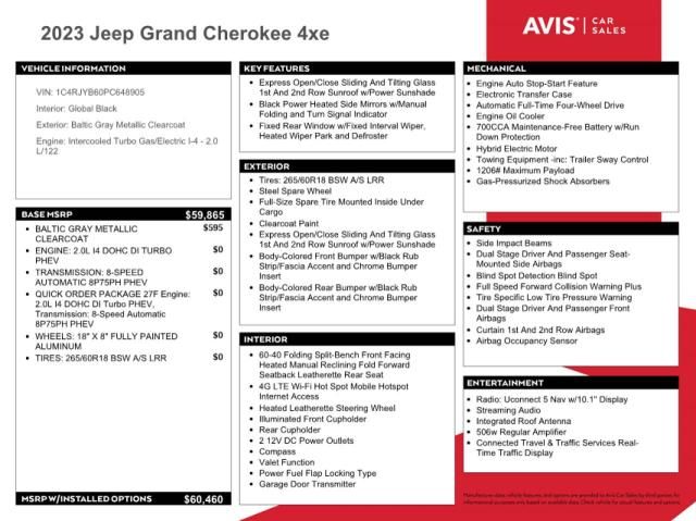 2023 Jeep Grand Cherokee Limited 4XE