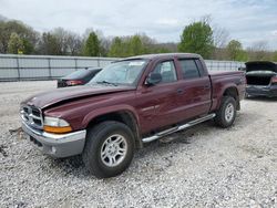 Dodge Dakota Vehiculos salvage en venta: 2002 Dodge Dakota Quad SLT