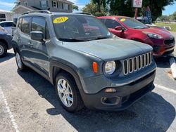 Salvage cars for sale from Copart Riverview, FL: 2017 Jeep Renegade Latitude