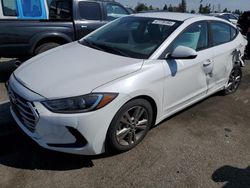 Salvage cars for sale from Copart Rancho Cucamonga, CA: 2018 Hyundai Elantra SEL