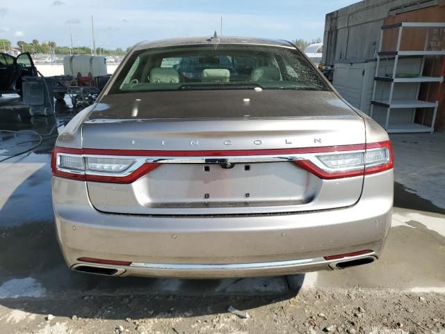 2018 Lincoln Continental Premiere