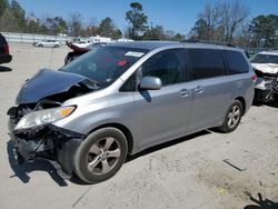 Salvage cars for sale at Hampton, VA auction: 2012 Toyota Sienna LE